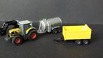 Claas tractor met aanhanger giertank 1:120 Bruder Mini Pol, Verzenden, Zo goed als nieuw, Tractor of Landbouw