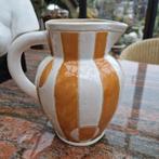 Brocante franse aardewerken kan vaas tulpen deco, Ophalen of Verzenden