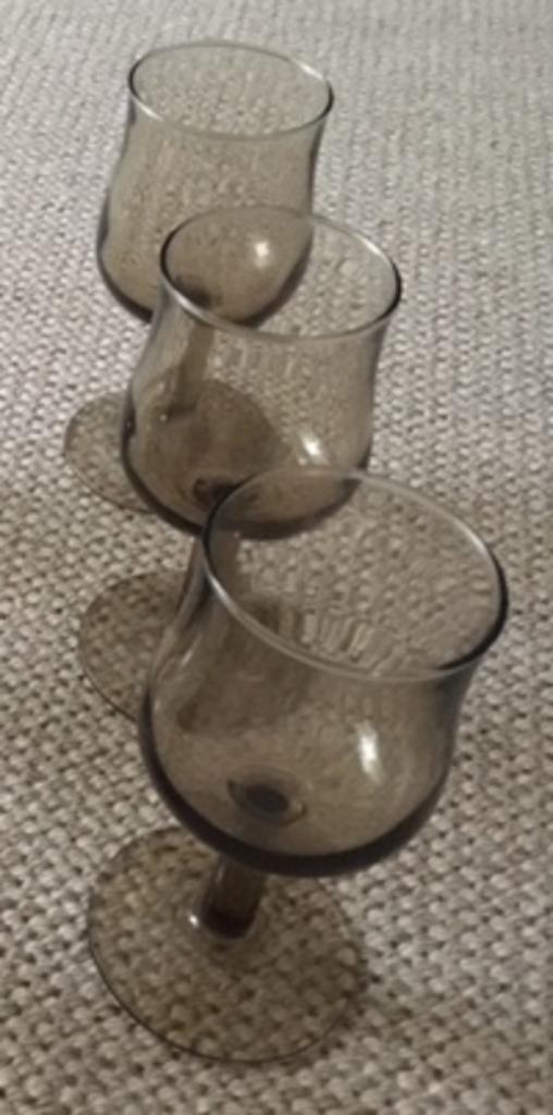 Retro glazen, rookglas, Antiek en Kunst, Curiosa en Brocante, Ophalen of Verzenden