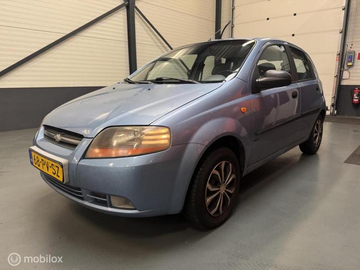 Chevrolet Kalos 1.4 Style 5-deurs Airco|1e Eigenaar!, Auto's, Chevrolet, Bedrijf, Te koop, Kalos, ABS, Airbags, Airconditioning