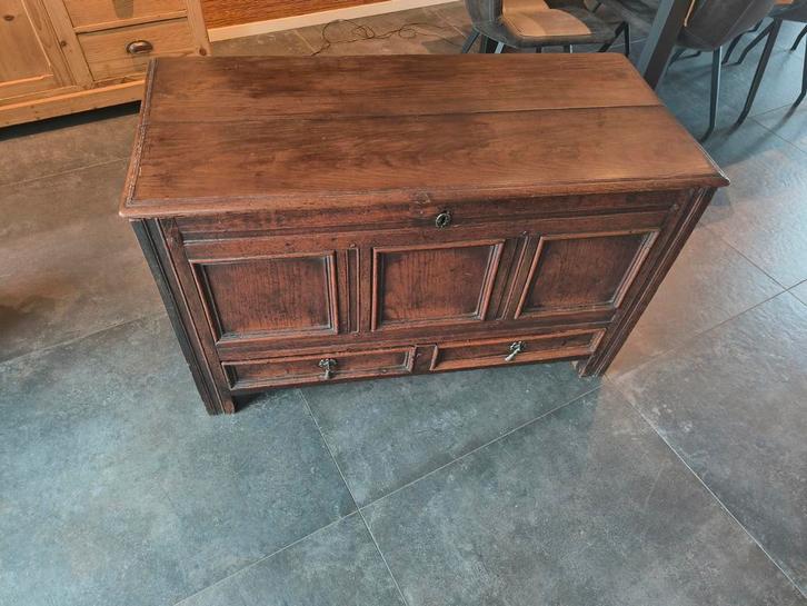 Antieke Dekenkist met lade, Antiek en Kunst, Antiek | Meubels | Kasten, Ophalen