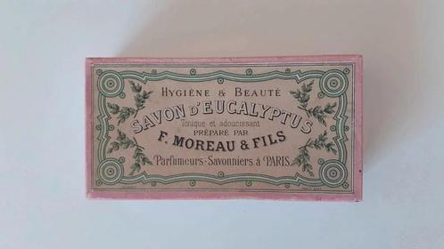Vintage Savon d'Eucalyptus Zeep - F. Moreau & Fils, Antiek en Kunst, Antiek | Overige Antiek, Ophalen of Verzenden