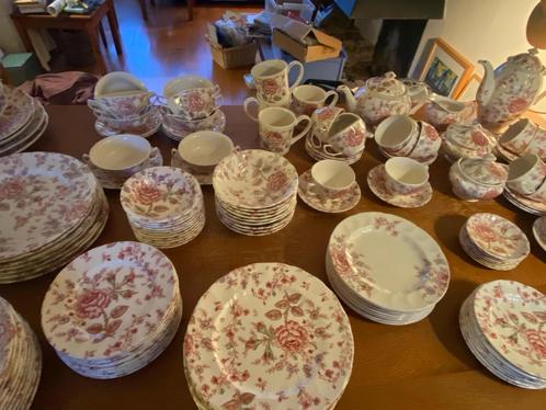 Johnson Brothers Rose Chintz servies veel-delig, Antiek en Kunst, Antiek | Servies compleet, Ophalen