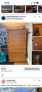 Sauna te koop, Sport en Fitness, Sauna, Ophalen of Verzenden, Zo goed als nieuw, Complete sauna
