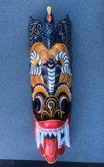 Houtsnijwerk / Indonesië Bali : Groot Raksha demonen masker, Antiek en Kunst, Ophalen