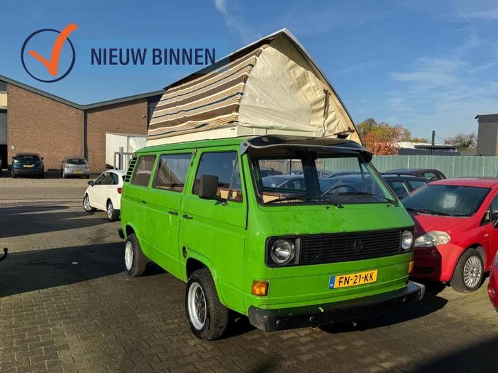 Volkswagen 25 KAMPEERAUTO T3 origineel nederlandse camper, Caravans en Kamperen, Campers, Bedrijf, Volkswagen, Benzine