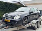 Mercedes-Benz C-klasse 180 K. Elegance DEFECT / CLIMA / CRUI, Zwart, 1796 cc, Zwart, Origineel Nederlands