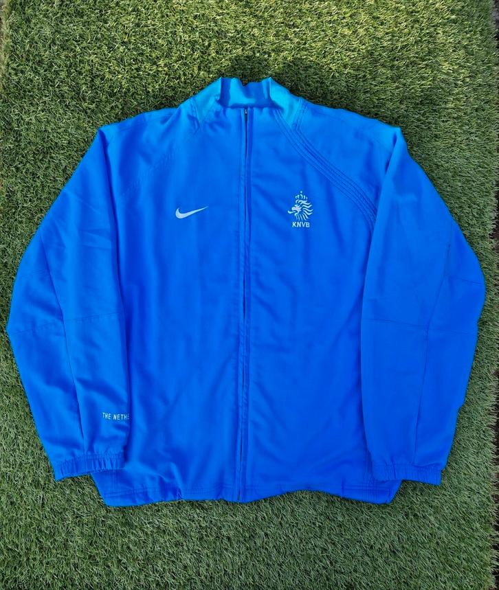Origineel Nederlands elftal jack 2004 KNVB shirt vest, Kleding | Heren, Sportkleding, Gedragen, Voetbal, Maat 48/50 (M), Blauw