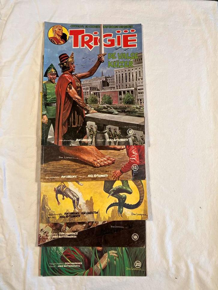 Trigie - opkomst en ondergang van het keizerrijk, Boeken, Stripboeken, Gelezen, Meerdere stripboeken, Ophalen of Verzenden