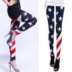 Legging amerikaanse vlag (sexy stretch usa broek XS S M L), Kleding | Dames, Leggings, Maillots en Panty's, Nieuw, Legging, Verzenden