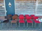 10 x vintage design stoelen schoolstoelen gispen, Gebruikt, Ophalen