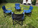 4 opvouwbare travel & co kampeerstoelen, Caravans en Kamperen, Ophalen, Gebruikt, Campingstoel