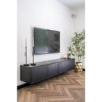 Zeer fraai zwevend TV wandmeubel / nieuwprijs 1099, Eikenhout, Ophalen of Verzenden, Zo goed als nieuw, 200 cm of meer