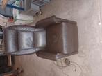 Te koop sta op stoel, Huis en Inrichting, Fauteuils, Ophalen, Zo goed als nieuw, Leer