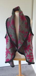 Mouwloze 100% wollen vest, Kleding | Dames, Bodywarmers, Ophalen of Verzenden, Gedragen, Maat 42/44 (L), Grijs