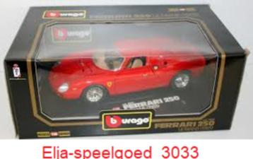 Bburago Ferrari 1:18 250 LE MANS 1965 Rood Modelauto 3033 beschikbaar voor biedingen