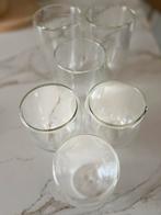 6 Dubbelwandige Glazen - Koffie & Thee, Huis en Inrichting, Keuken | Servies, Glas of Glazen, Ophalen of Verzenden, Effen, Glas