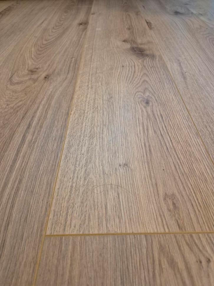 Natuurlijk Eiken Laminaat - 8mm, 14.917m² - in pakken, Doe-het-zelf en Verbouw, Vloerdelen en Plavuizen, Nieuw, Laminaat, Hout