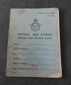 British WO2 Royal Airforce Service and Release book named, Ophalen of Verzenden, Luchtmacht, Engeland, Boek of Tijdschrift