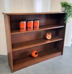 Vintage Design Eikenhout Boekenkast / Wandkast, Ophalen, Met plank(en), 100 tot 150 cm, 100 tot 150 cm