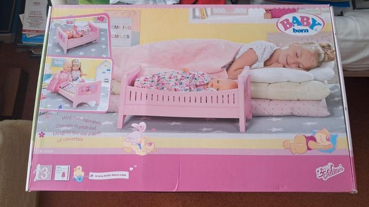 Baby Born poppenbed NIEUW, Kinderen en Baby's, Speelgoed | Poppen, Zo goed als nieuw, Babypop, Ophalen of Verzenden