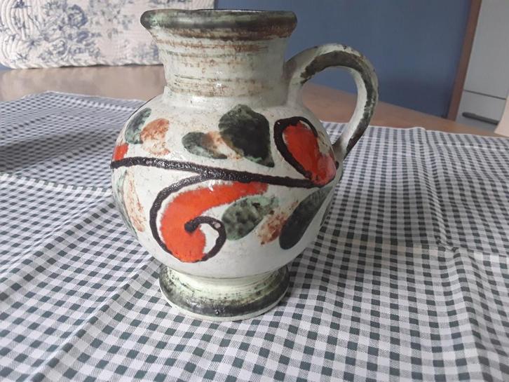 Handbeschilderd kruikvaasje  1826-1814 Üebelacker.Vintage., Antiek en Kunst, Antiek | Keramiek en Aardewerk, Ophalen of Verzenden