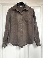 Bien Bleu taupekleurige rib blouse maat M, Ophalen of Verzenden, Zo goed als nieuw, Maat 38/40 (M), Grijs