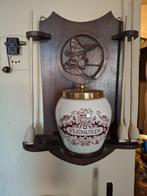 Antieke tabak en pijpen rek met koperen deksel, Antiek en Kunst, Ophalen of Verzenden