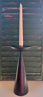 Scandinavisch design Ikea kandelaar kaarsenhouder vintage, 25 tot 50 cm, Zwart, Ophalen of Verzenden, Zo goed als nieuw