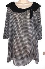 Tuniek maat XL (44/46), Ophalen of Verzenden, Zo goed als nieuw, Zwart, Blouse of Tuniek