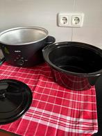 Gusta slowcooker 3,5 L – werkt goed – in redelijke staat, Ophalen of Verzenden, Vaatwasmachinebestendig, Zo goed als nieuw
