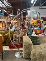 Retro vintage space age booglamp, Huis en Inrichting, Ophalen, Zo goed als nieuw, E27 (groot), Led-lamp