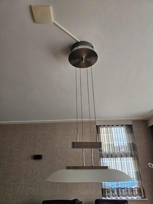 RVS Hanglamp, Huis en Inrichting, Lampen | Plafondlampen, Zo goed als nieuw, Ophalen