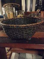 Leemmand / decoratieve mand - Ø40cm, Huis en Inrichting, Woonaccessoires | Schalen en Manden, Ophalen of Verzenden