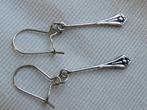 Zilveren art déco oorhangers, Hangers, Verzenden, Nieuw, Zilver