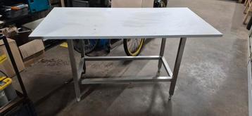 RVS Werktafel - Ideaal voor Hobby of andere toepassingen  beschikbaar voor biedingen