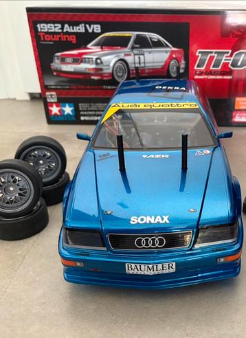 Tamiya Audi V8 Touring NIEUW!!!! Incl stalen upgrades! beschikbaar voor biedingen