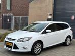 Ford Focus Wagon 1.6 EcoBoost Titanium Keyless Navi Clima Cr, Auto's, Gebruikt, 4 cilinders, 150 pk, Wit
