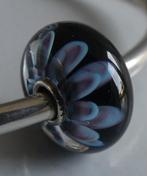 Trollbeads BLAUWE BLOEMBLAADJES, Sieraden, Tassen en Uiterlijk, Bedels, -, -, Zo goed als nieuw, Trollbeads