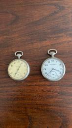 2 vintage Locarno Watch Co zak horloges werkend geen zilver, Ophalen of Verzenden, Zilver, Overige merken