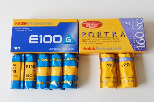 Kodak Ektachrome verlopen 120 film in verpakking, Audio, Tv en Foto, Filmrollen, 35mm film, Ophalen of Verzenden