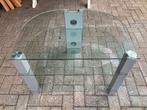 Glazen TV meubel 58x58x80, Ophalen, 50 tot 100 cm, Minder dan 100 cm, Stak modern