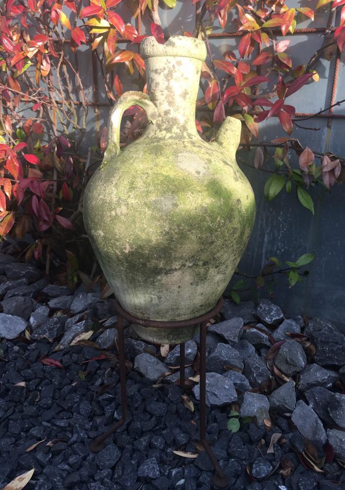 Oude vazen terracotta kruik decoratie diverse maten uniek, Tuin en Terras, Tuinvazen, Gebruikt, Ophalen of Verzenden