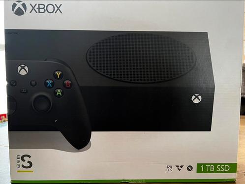 Xbox S series 1TB SSD, zwart, nieuw, Spelcomputers en Games, Spelcomputers | Xbox Series X en S, Nieuw, Xbox Series S, Ophalen of Verzenden