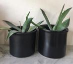 luxe vintage keramische kwaliteit bloempotten bio planten, Binnen, Ophalen of Verzenden, Zo goed als nieuw, Overige vormen