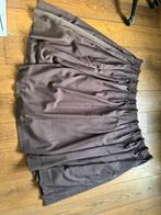 Gevoerde gordijnen donkerbruin, Huis en Inrichting, Ophalen, Gebruikt, Bruin, 100 tot 150 cm