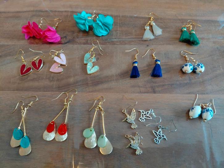 Handgemaakt, hypoallergeen, Sieraden, Tassen en Uiterlijk, Oorbellen, Nieuw, Overige materialen, Ophalen of Verzenden