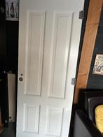 Witte binnendeur met kraal profiel, Ophalen, Gebruikt
