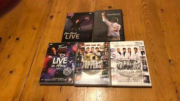 10 nederlandstalige muziek dvd's met o.a.-jan smit-willeke beschikbaar voor biedingen
