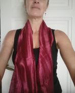 Nieuwe 100 % zijden sjaal roodbruin 1664x32 cm, Kleding | Dames, Mutsen, Sjaals en Handschoenen, Ophalen of Verzenden, Nieuw, Maat 46/48 (XL) of groter